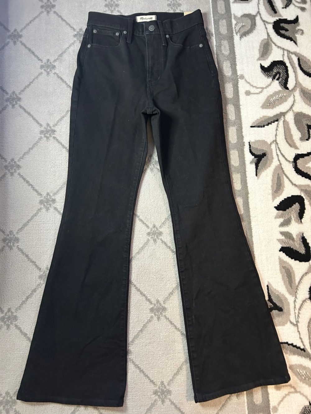 Madewell Black Perfect Vintage Flare Jeans